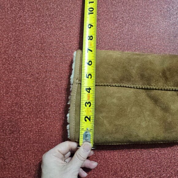 UGG Womens Classic Tall II Boots Sz 8 Brown Leather & Sheepskin 5815 Casual - Picture 13 of 13